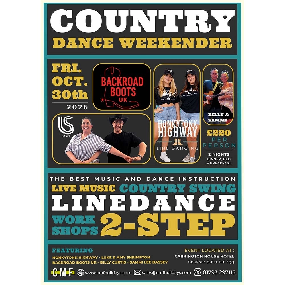 Country Dance Weekender - Bournemouth Oct 2026