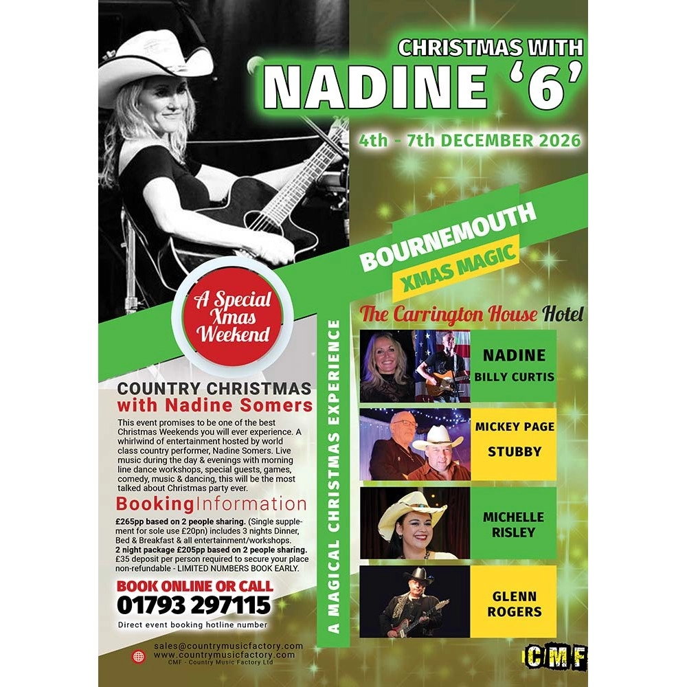 Xmas with Nadine 6 Bournemouth Dec 2026