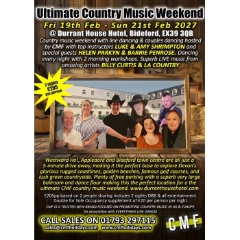 Ultimate Country Music Weekend - Feb 2027
